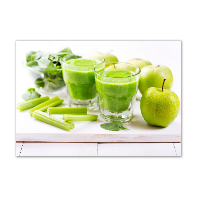 Quadro su vetro acrilico Cocktail verde