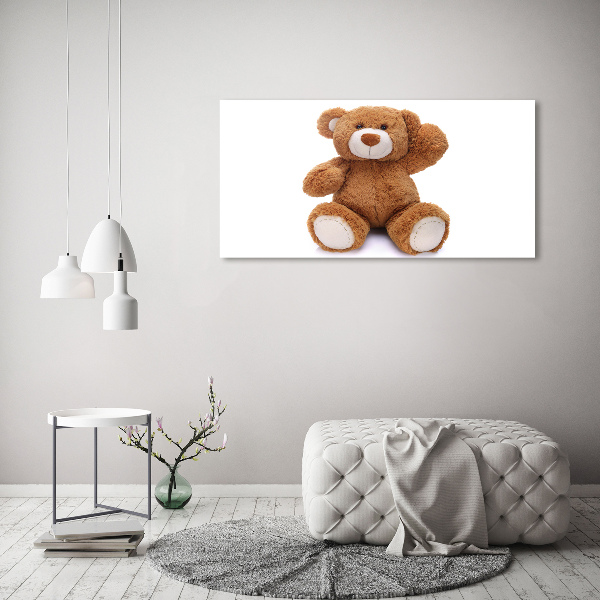 Quadro su vetro acrilico Orsacchiotto di peluche