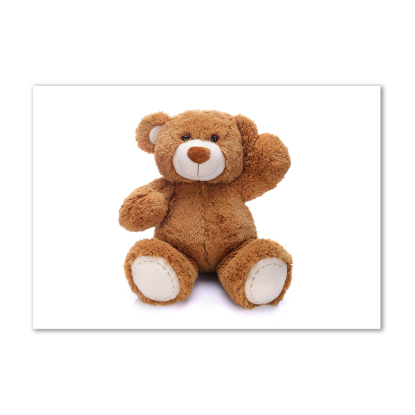 Quadro su vetro acrilico Orsacchiotto di peluche