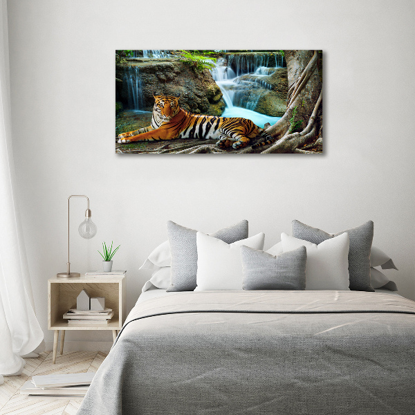 Quadro in vetro acrilico Cascata della Tigre
