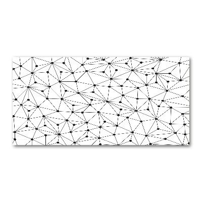 Quadro in vetro acrilico Linee e cerchi