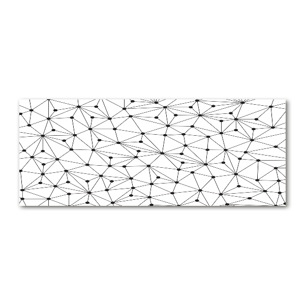 Quadro in vetro acrilico Linee e cerchi