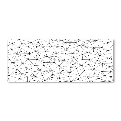 Quadro in vetro acrilico Linee e cerchi