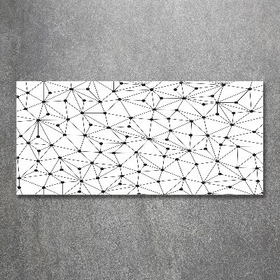 Quadro in vetro acrilico Linee e cerchi