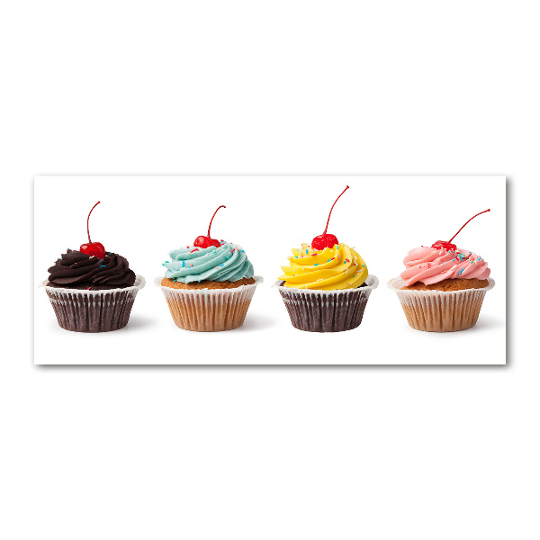 Quadro vetro acrilico Cupcakes