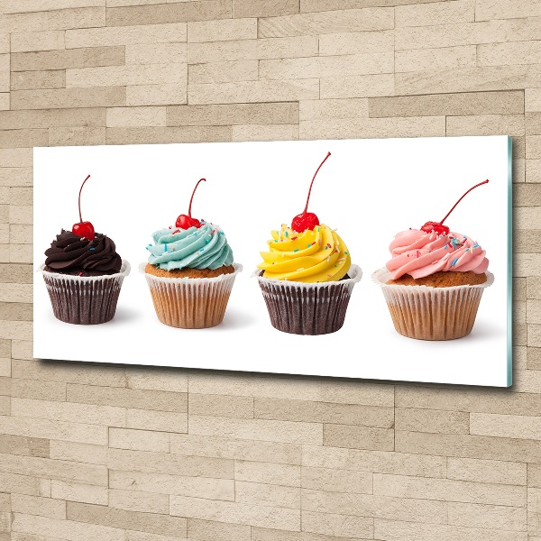 Quadro vetro acrilico Cupcakes