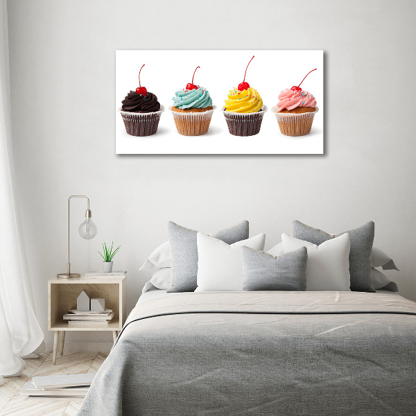 Quadro vetro acrilico Cupcakes