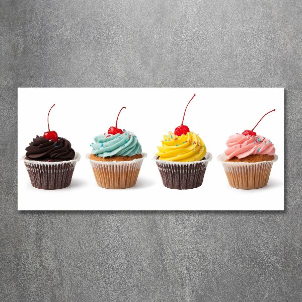 Quadro vetro acrilico Cupcakes