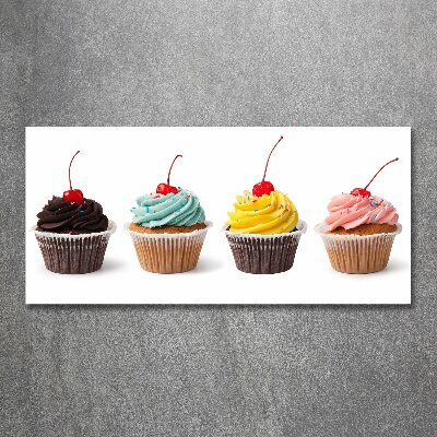 Quadro vetro acrilico Cupcakes