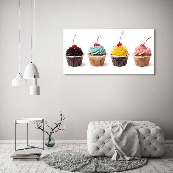 Quadro vetro acrilico Cupcakes