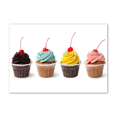 Quadro vetro acrilico Cupcakes