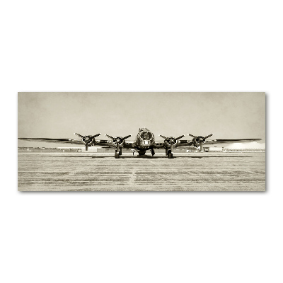 Quadro su vetro acrilico Vecchio bombardiere