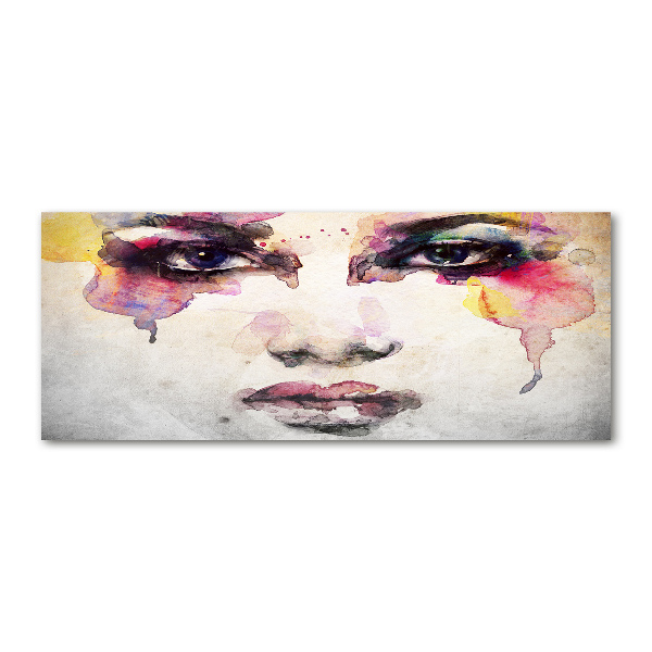 Quadro in vetro acrilico Ritratto di una donna