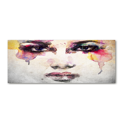 Quadro in vetro acrilico Ritratto di una donna