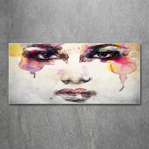 Quadro in vetro acrilico Ritratto di una donna