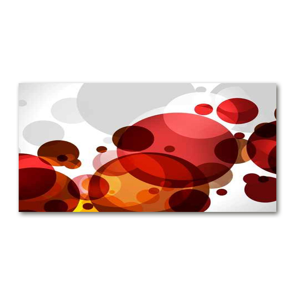 Quadro vetro acrilico Astrazione del cerchio