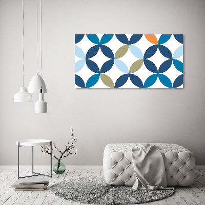 Quadro in vetro acrilico Sfondo geometrico