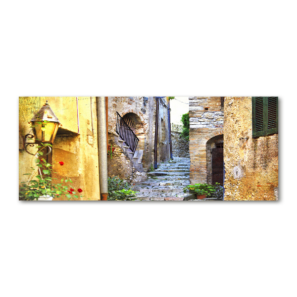 Quadro su vetro acrilico Una strada affascinante