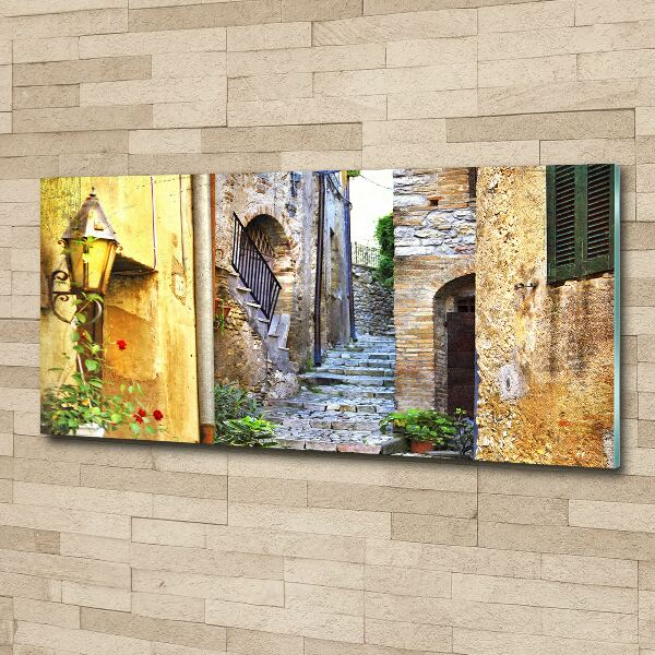 Quadro su vetro acrilico Una strada affascinante