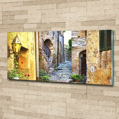 Quadro su vetro acrilico Una strada affascinante