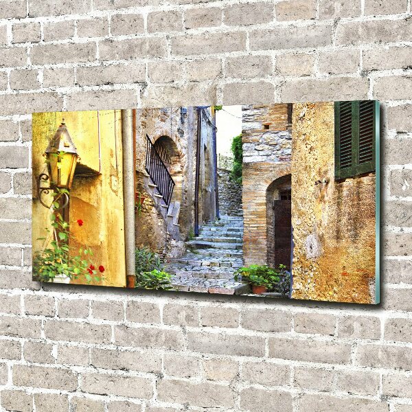 Quadro su vetro acrilico Una strada affascinante