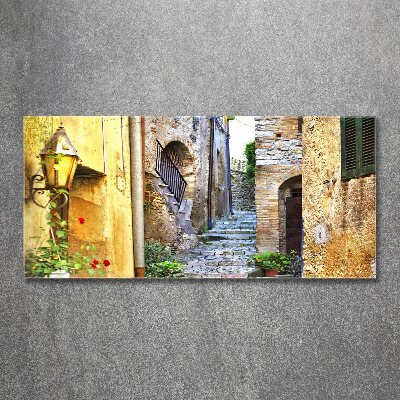 Quadro su vetro acrilico Una strada affascinante