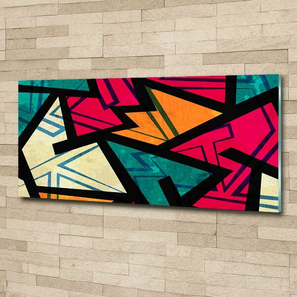 Quadro su vetro acrilico Sfondo geometrico
