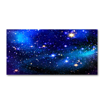Quadro in vetro acrilico Cielo stellato