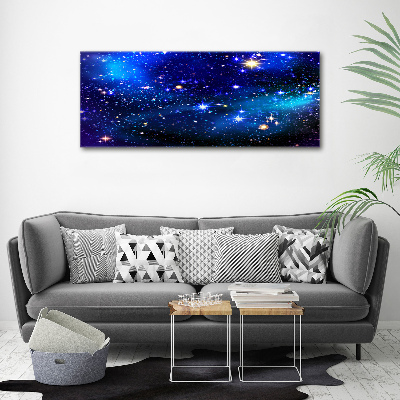 Quadro in vetro acrilico Cielo stellato
