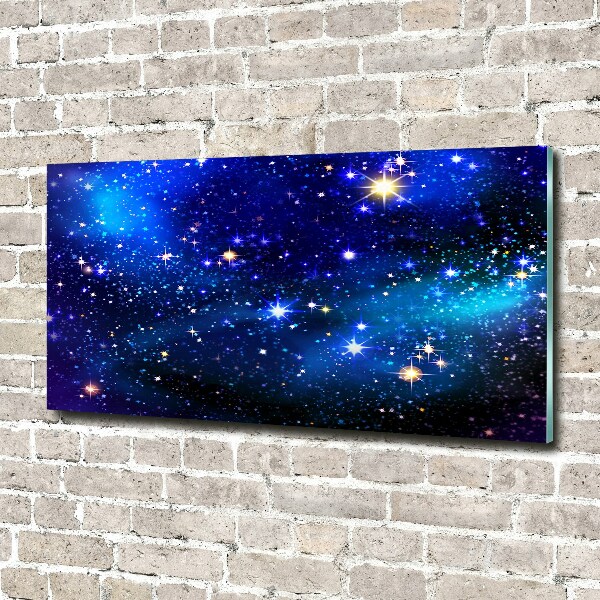 Quadro in vetro acrilico Cielo stellato