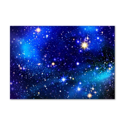 Quadro in vetro acrilico Cielo stellato