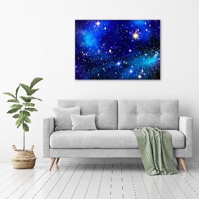 Quadro in vetro acrilico Cielo stellato