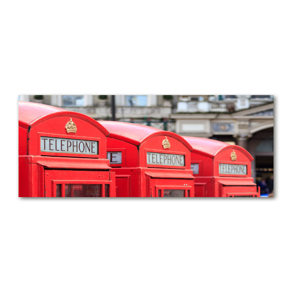 Quadro vetro acrilico Telefono pubblico