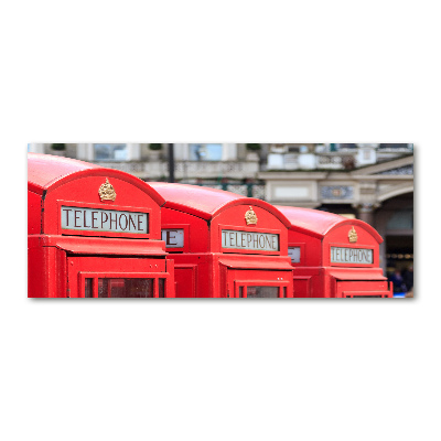 Quadro vetro acrilico Telefono pubblico