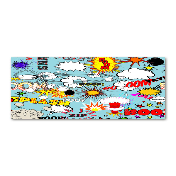 Quadro vetro acrilico Fumetti