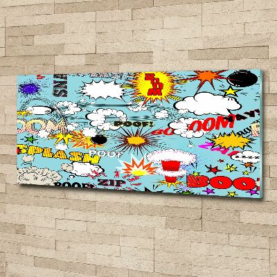 Quadro vetro acrilico Fumetti