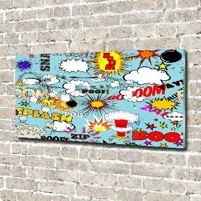 Quadro vetro acrilico Fumetti