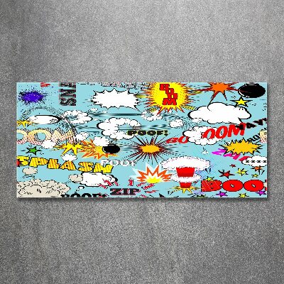 Quadro vetro acrilico Fumetti