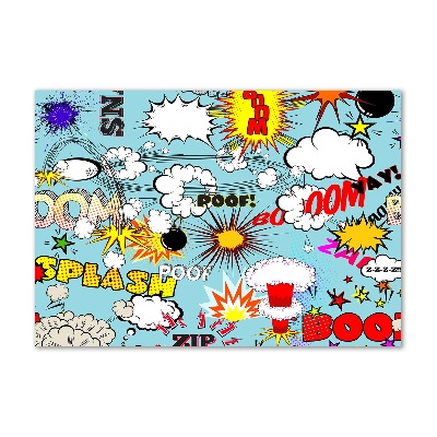 Quadro vetro acrilico Fumetti