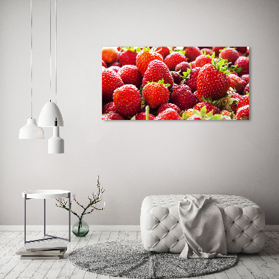 Quadro vetro acrilico Fragole