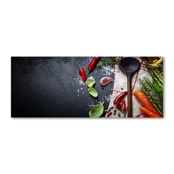 Quadro su vetro acrilico Ingredienti