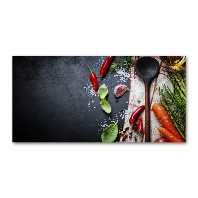 Quadro su vetro acrilico Ingredienti