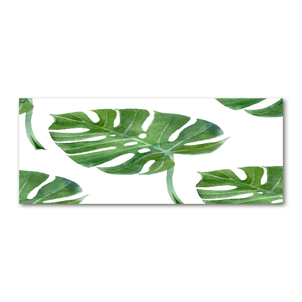 Quadro vetro acrilico Monstera
