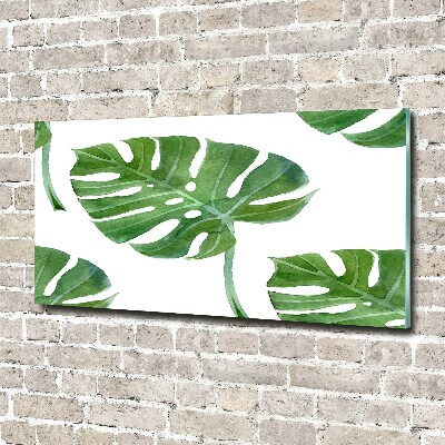 Quadro vetro acrilico Monstera