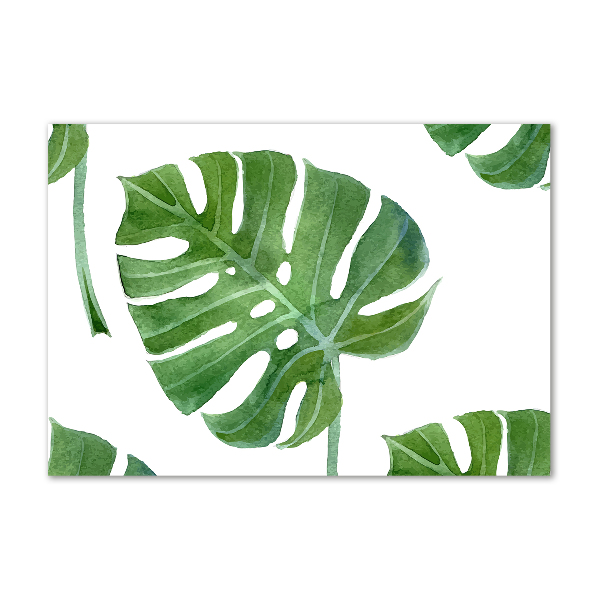 Quadro vetro acrilico Monstera