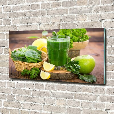Quadro vetro acrilico Cocktail verde