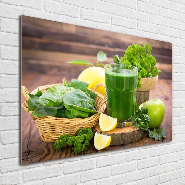 Quadro vetro acrilico Cocktail verde