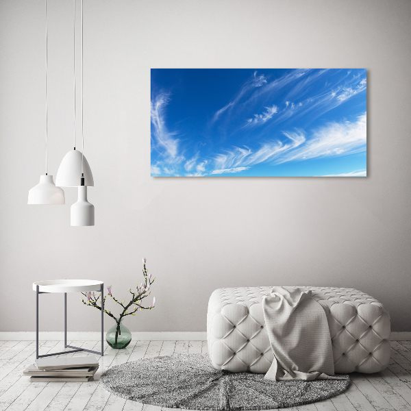 Quadro in vetro acrilico Cielo blu