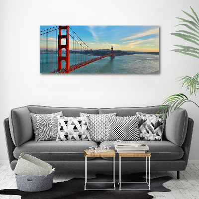 Quadro vetro acrilico Ponte di San Francisco