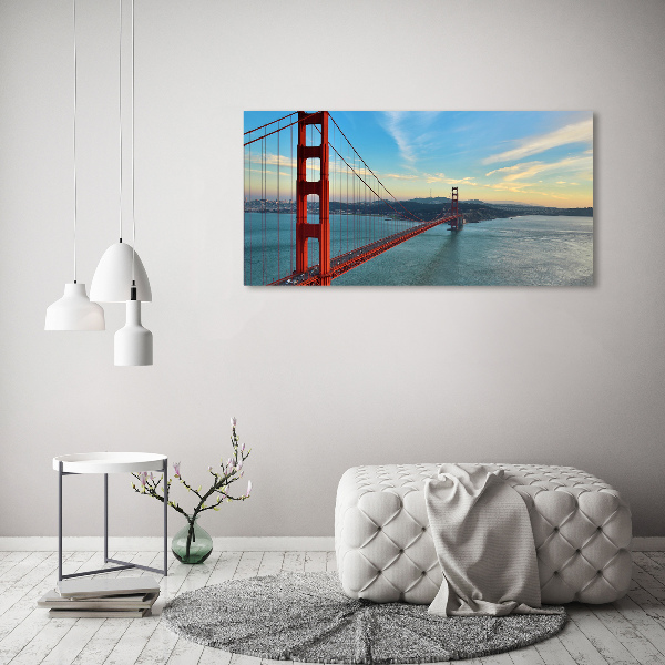 Quadro vetro acrilico Ponte di San Francisco